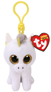 Ty plysjclip Pegasus White Unicorn