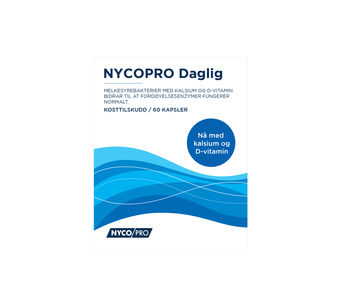 Nycopro Daglig m /kalsium + vitamin D 60 kapsler