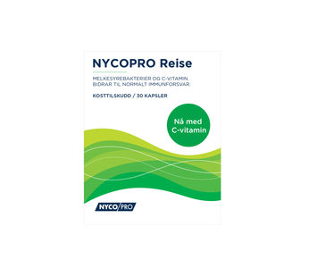 NYCOPRO Reise m/ vitamin C 30 kapsler