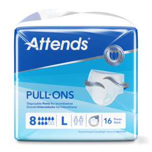 Attends Pull-Ons 8 L 16 stk