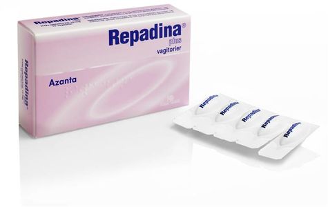 Repadina Plus Vagitorier 10 stk