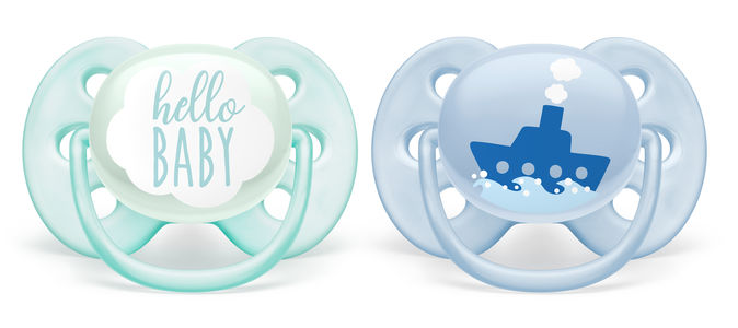 Philips Avent Ultra Soft 0-6m Green/Blue