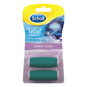 Scholl Velvet Gentle Coarse Refill 2 stk