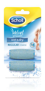 Refill til Scholl Velvet Wet & Dry elektrisk fotfil