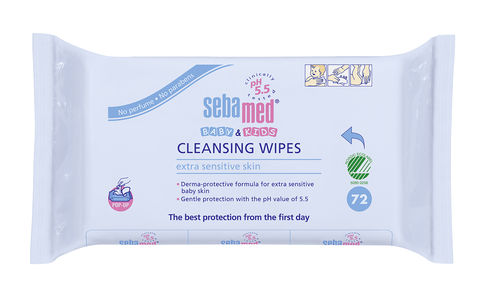Sebamed Baby & Kids vaskeservietter 72 stk