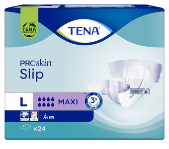 TENA Slip Maxi bleier L 24 stk