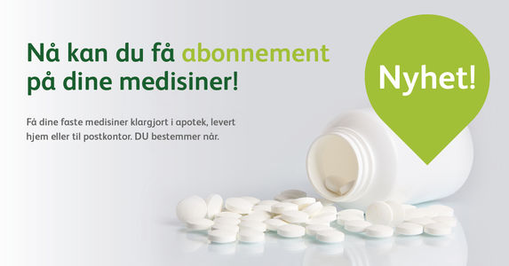 Abonnement på dine medisiner