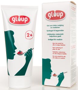 Gloup svelgegel for tabletter 150 ml