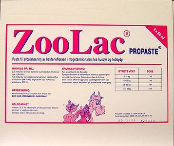 Zoolac Propaste probiotika til dyr 4x60 ml