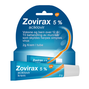 Zovirax munnsår krem 5% (tube)