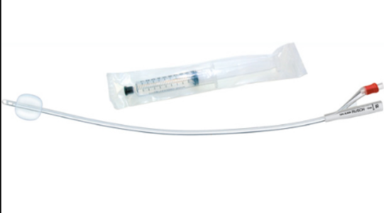 Aquaflate Brillant helsilikon prefylt Ch12 kateter til kvinner 5 stk