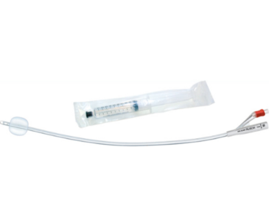Aquaflate Brillant helsilikon prefylt mann CH16 kateter 5 stk