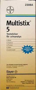 Multistix 5 urinanalyse 50 stk
