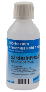 Klorhexidin Fresenius Kabi Liniment, oppl 1 mg/ml