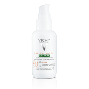 Vichy Capital Soleil UV-Clear solkrem til ansikt SPF50+ 40 ml