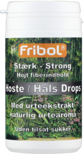 Fribol Hoste/Hals Sterk uten tilsatt sukker drops 60 g