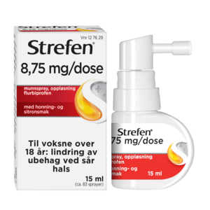 Strefen munnspray 8,75mg/dose med honning- og sitronsmak