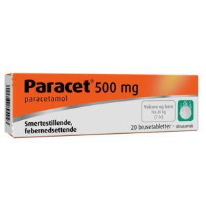 Paracet brusetabletter 500 mg