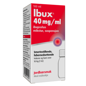 Ibux mikstur 40mg/ml jordbær
