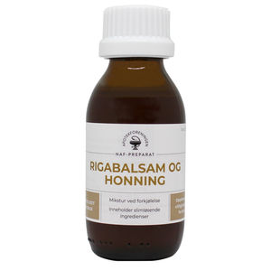 Rigabalsam og honning NAF mikstur 0,3 mg/ml/6 mg/ml/460 mg/ml
