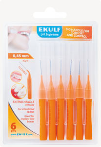 Ekulf pH Supreme mellomromsbørste 0,45mm 6 stk