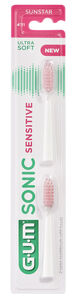 GUM Sonic Daily Sensitive Børstehoder refill 2 stk