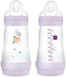 Mam tåteflaske 0+ mnd anti-kolikk 260ml 1 stk