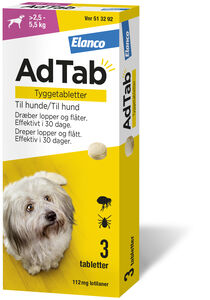 AdTab vet tyggetab 112mg hund
