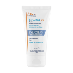 Ducray Keracnyl UV Fluid SPF50+ til uren hud 50 ml