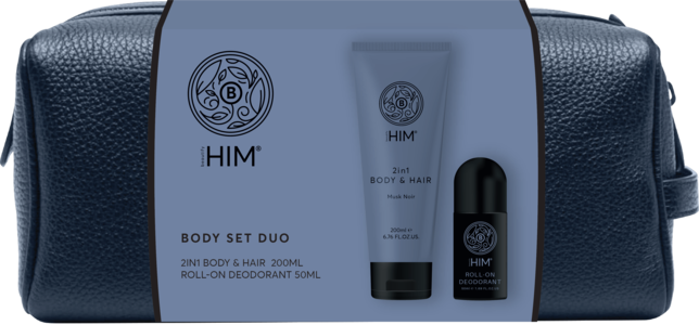 Beautify Him gavesett med dusjsåpe/shampo og deo