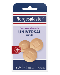 Norgesplaster universal runde 20 stk