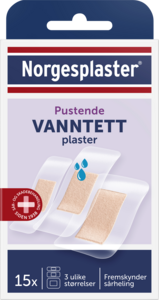 Norgesplaster vanntett plaster 15 stk