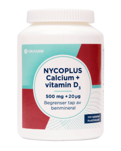 Nycoplus calcium m/D3-vit 100 tabletter
