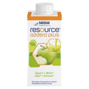 Resource addera plus næringsdrikk eple 4x200ml