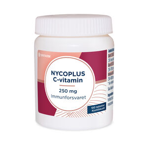 Nycoplus C-vitamin tabletter 250 mg 100 tabletter