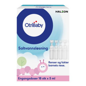 OtriBaby saltvannløsning nesedråper 18stk