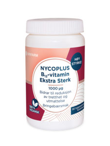 Nycoplus B12 1000 mcg bringbær 90 stk