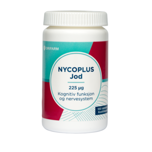 Nycoplus Jod tabletter 225 mcg 100 tabletter (NB! Ikke til atomberedskap)