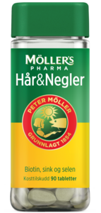 Möller's Pharma Hår og Negler 90 tabletter