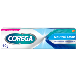 Corega Neutral Taste kremfestemiddel til tannproteser 40 g