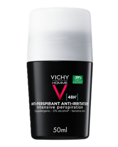 Vichy Homme 48H Anti-Irritations Antiperspirant deodorant uten parfyme 50 ml