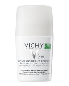 Vichy 48H Soothing Antiperspirant deodorant uten parfyme 50 ml