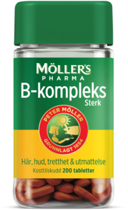 Möller's Pharma B-kompleks 200 tabletter