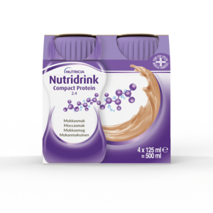 Nutridrink Compact Protein næringsdrikk kaffe/mokka 4x125 ml