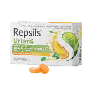 Repsils med vitamin C, sink, sitronmelisseolje og propolisekstrakt 16 stk