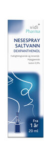 Vidi Pharma nesespray saltvann dexpanthenol 20 ml