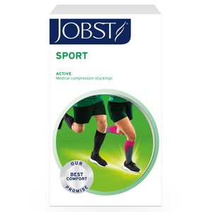 JOBST Sport klasse 1 knestrømpe grå 1 par