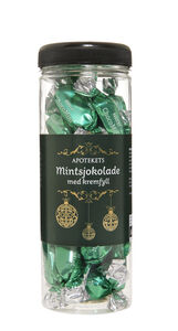 Apotekets mintsjokolade med kremfyll 155 g