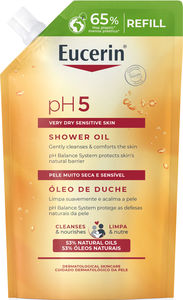 Eucerin pH5 Shower Oil Refill parfymert 400 ml