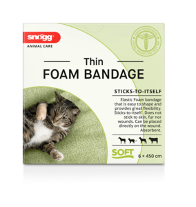 Snøgg Thin Foam Bandage 6x450cm 1 stk